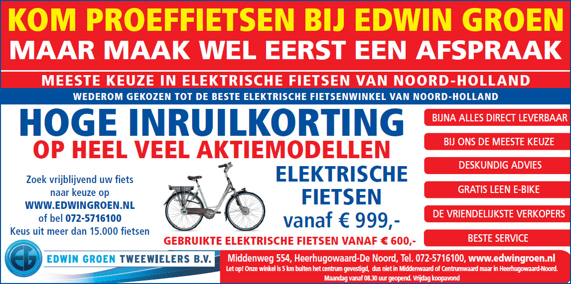 Topacties bij Edwin Groen